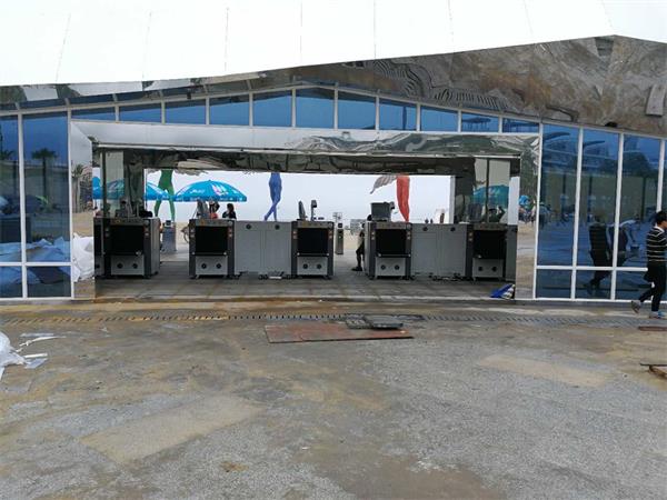 果博6550安检机服务于深圳大梅沙海滨公园