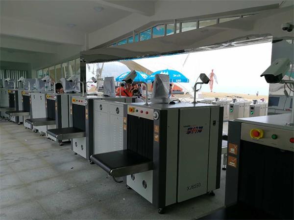 果博6550安检机服务于深圳大梅沙海滨公园
